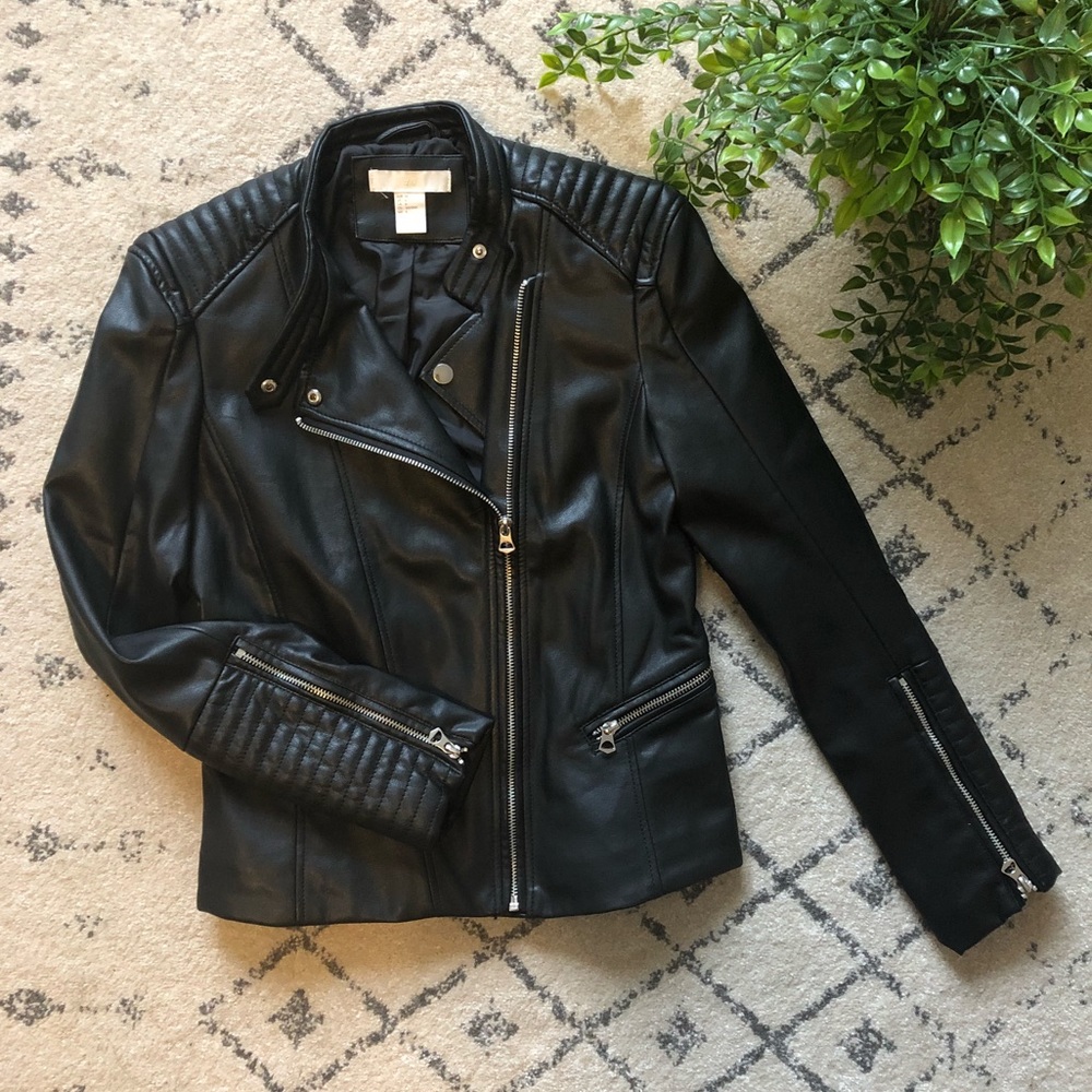 H&M Vegan Leather Biker Jacket